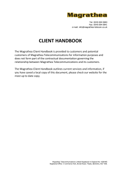 client handbook
