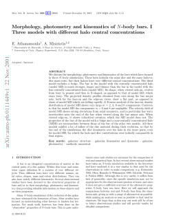 Morphology, photometry and kinematics of N