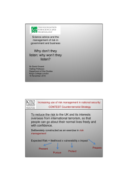Uncertainty Yardstick - Foundation for Science and Technology