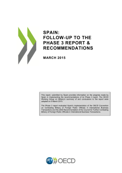 spain: follow-up to the phase 3 report