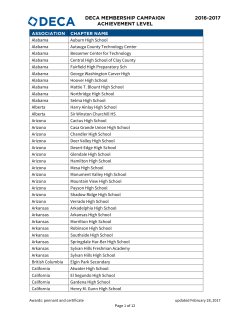 Membership Campaign Winners &ndash; Achievement