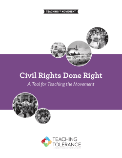 Civil Rights Done Right