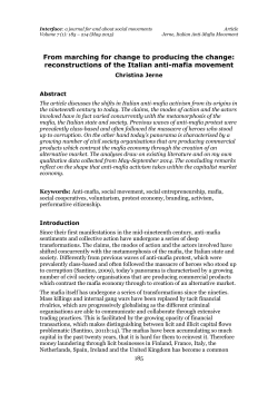 From marching for change to producing the change