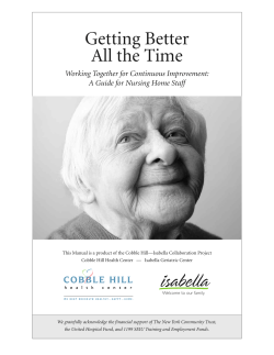 Getting Better All the Time (Working Together for Continuous