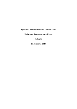 Speech by Federal Chancellor Angela Merkel to the Knesset in