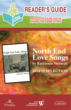 North End Love Songs - Winnipeg Public Library