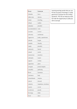 Learning exciting words that you can fit into any