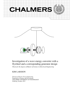 Investigation of a wave energy converter with a flywheel and a