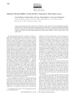 Enhanced Thermal Stability of Gold and Silver Nanorods by Thin