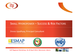 9. Risk and success factors