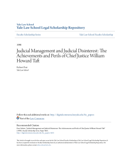 Judicial Management and Judicial Disinterest: The Achievements