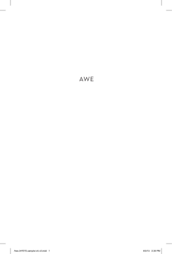 Awe.547072.sampler.int.v2.indd 1 6/5/15 2:30 PM