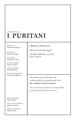February 14 - Metropolitan Opera