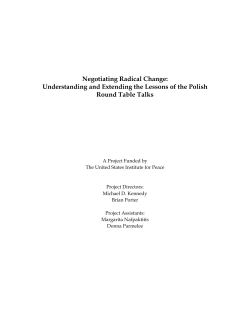 Negotiating Radical Change - The Watson Institute for International