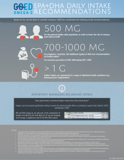 500 mg 700-1000 mg > 1 g - GOED Omega-3