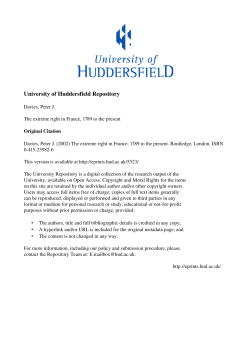 - the University of Huddersfield Repository