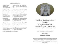 Symposium Program