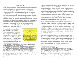 Escape of the 28 final - Hamilton Avenue Road To Freedom