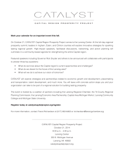 Mark your calendar for an important event this fall. On October 21