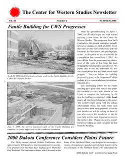 Summer 2000 - Augustana University