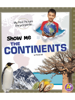 Show Me the Continents: My First Picture