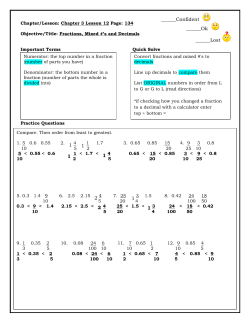 Confident ______Ok ______Lost 1 1 2 1 1 1 2 1