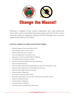 native american organizations/tribes