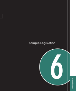 Sample Legislation - National Association of Realtors