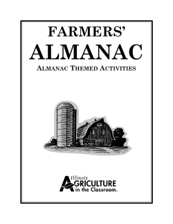 Thinking Like a Farmer-Almanac Activity Booklet