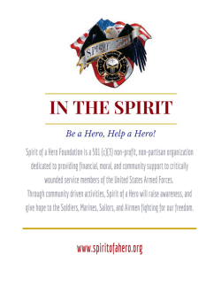 SoaH Media Kit - Spirit of a Hero