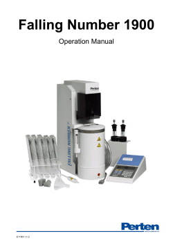 Falling Number 1700 - Flaman Grain Cleaning