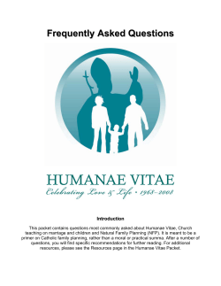 Frequently Asked Questions on Contraception