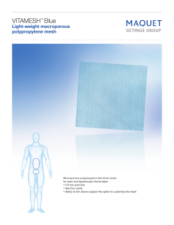 VITAMESH&trade; Blue - Atrium Medical
