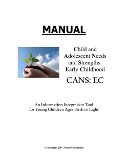 Child and Adolescent Needs and Strengths