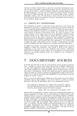 5 documentary sources