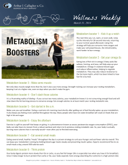 metabolism boosters