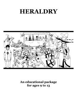 Heraldry &mdash; An educational package for ages 9 to 13