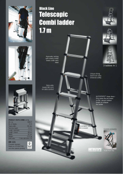 Telescopic Combi ladder 1.7 m