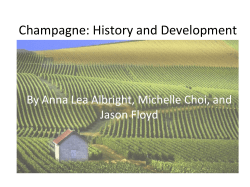 Champagne: History and Development