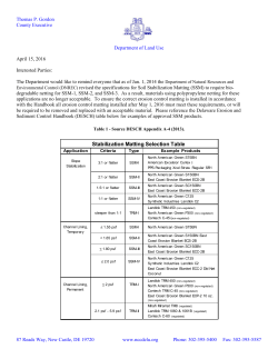 Soil Stabilization Matting Letter