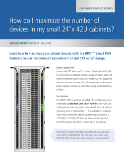 AN HDOT-001 - Server Technology