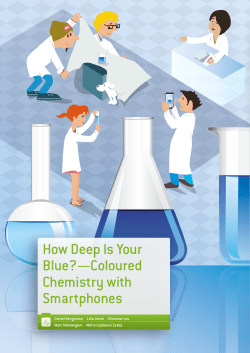 How Deep Is Your Blue?&mdash;Coloured Chemistry