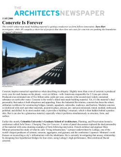 Concrete Is Forever - Columbia University