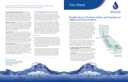 Fact Sheet - North San Diego Water Reuse Coalition