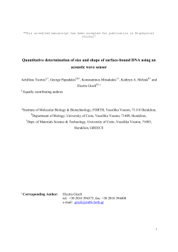 Quantitative determination of size and shape of surface