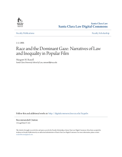 Race and the Dominant Gaze - Santa Clara Law Digital Commons
