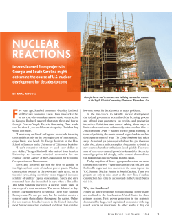Nuclear Reactions - Federal Reserve Bank of Richmond