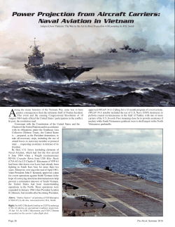 Power Projection from Aircraft Carriers: Naval Aviation in Vietnam
