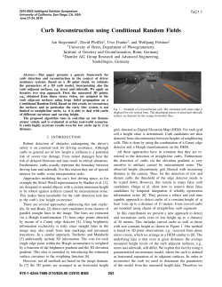 Curb Reconstruction Using Conditional Random Fields