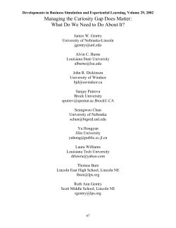 MANAGING THE CURIOSITY GAP DOES MATTER: WHAT DO WE